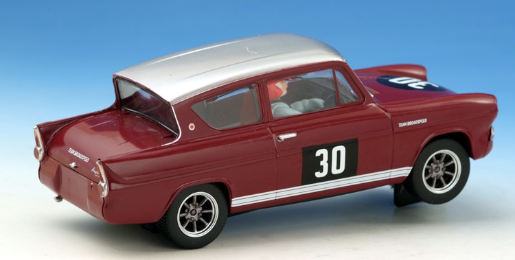 Scalextric Ford Anglia 105E  Broadspeed # 30